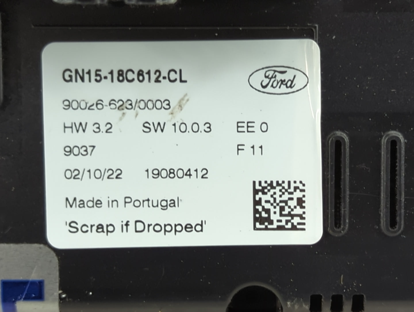 2021-2022 Ford Ecosport Climate Control Module Temperature AC/Heater Replacement P/N:GN15-18C612-CL Fits Fits 2021 2022 OEM 