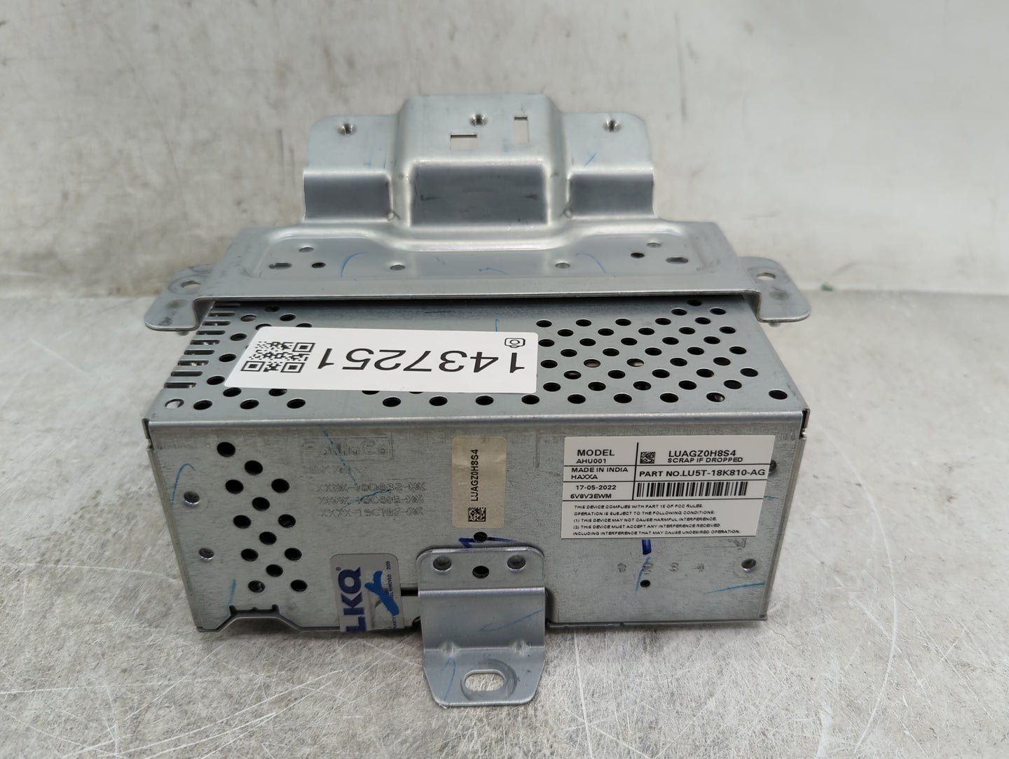 2021-2022 Ford Ecosport Radio AM FM Cd Player Receiver Replacement P/N:LUAGZ0H8S4 LU5T-18K810-AG, AHU001 Fits Fits 2021 2022