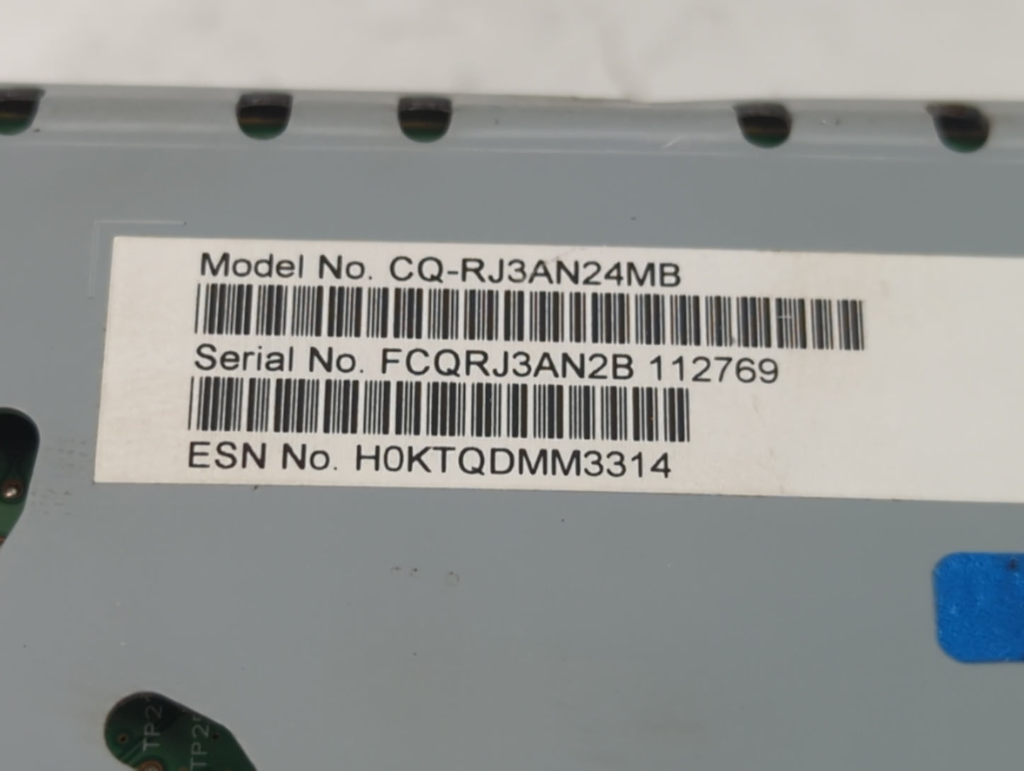 2022 Ford Edge Radio AM FM Cd Player Receiver Replacement P/N:CQ-RJ3AN24MB Fits OEM Used Auto Parts - Oemusedautoparts1.com