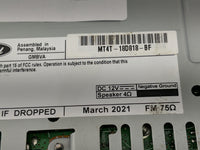 2022 Ford Edge Radio AM FM Cd Player Receiver Replacement P/N:MT4T-18D818-BF Fits OEM Used Auto Parts - Oemusedautoparts1.co
