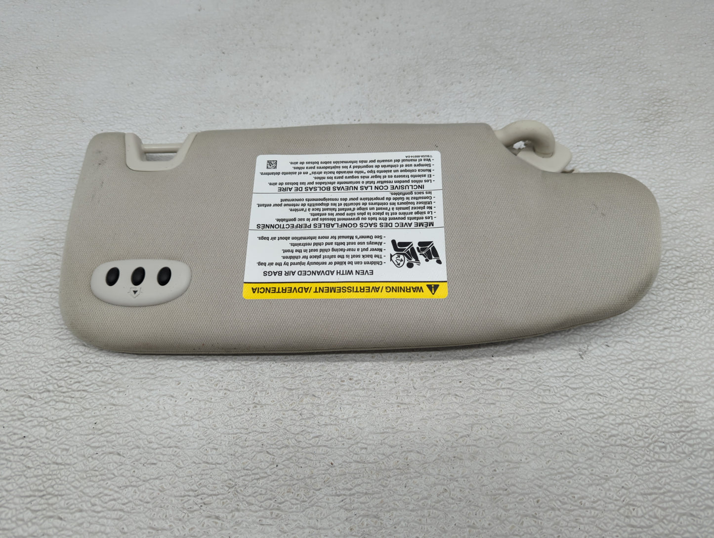 2015-2020 Ford Edge Sun Visor Shade Replacement Passenger Right Mirror Fits Fits 2015 2016 2017 2018 2019 2020 OEM Used Auto