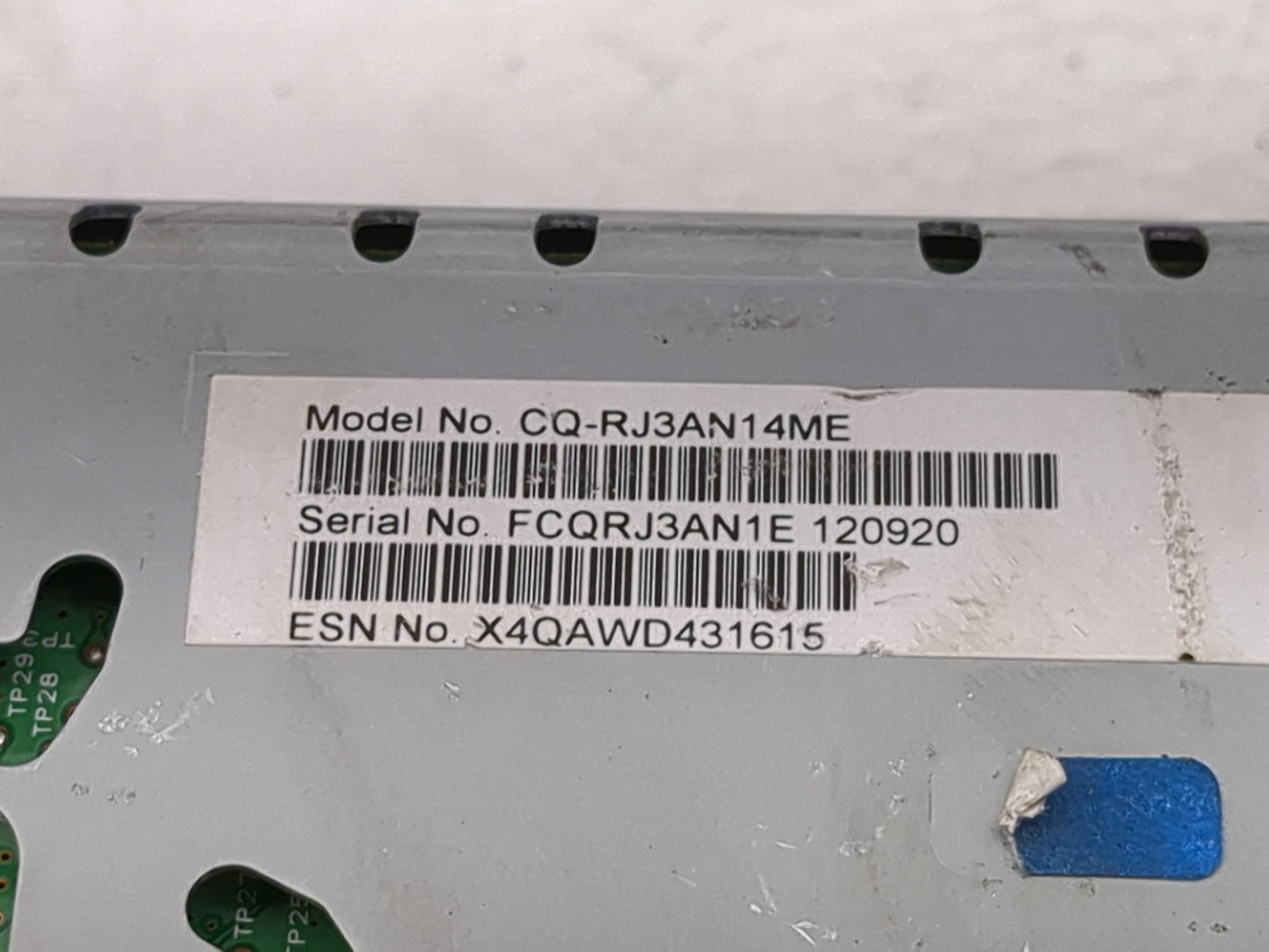 2022 Ford Edge Radio AM FM Cd Player Receiver Replacement P/N:MT4T-18D818-BF Fits OEM Used Auto Parts - Oemusedautoparts1.co