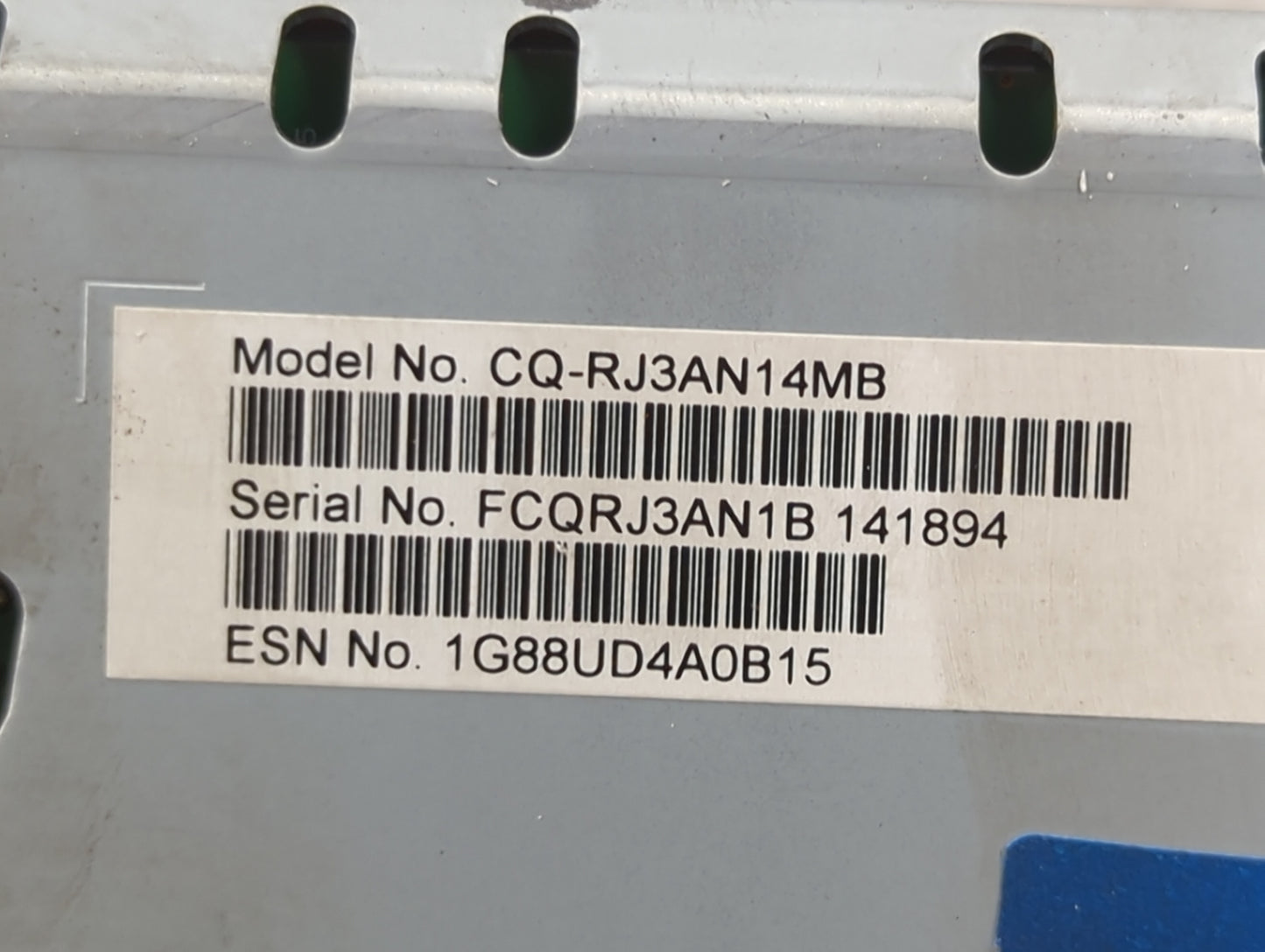 2022 Ford Edge Radio AM FM Cd Player Receiver Replacement P/N:CQ-RJ3AN14MB MT4T-18D818-BF, FA-HU-CDB Fits OEM Used Auto Part