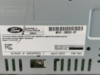 2022 Ford Edge Radio AM FM Cd Player Receiver Replacement P/N:MT4T-18D818-BF Fits OEM Used Auto Parts - Oemusedautoparts1.co