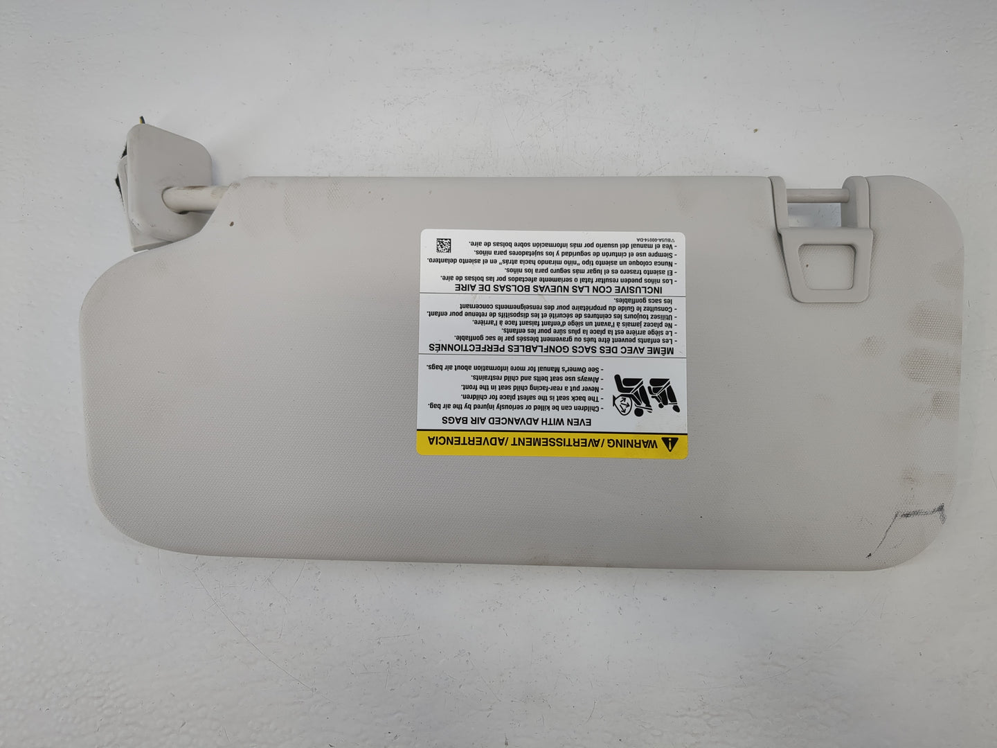 2021-2022 Ford Escape Sun Visor Shade Replacement Passenger Right Mirror Fits Fits 2021 2022 OEM Used Auto Parts - Oemusedau