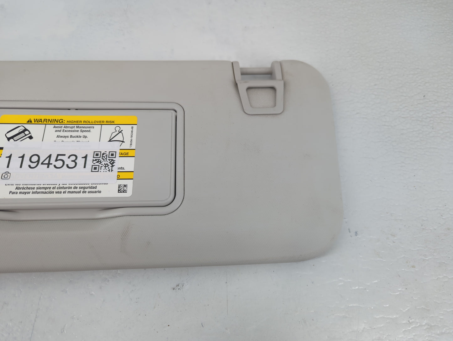 2021-2022 Ford Escape Sun Visor Shade Replacement Driver Left Mirror Fits Fits 2021 2022 OEM Used Auto Parts - Oemusedautopa