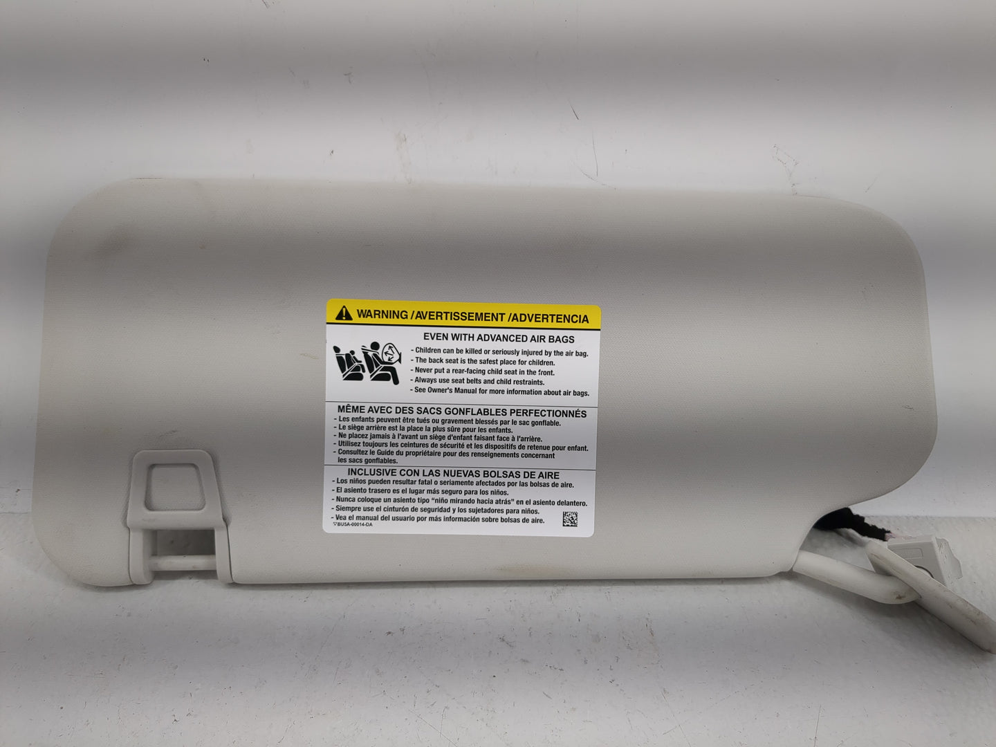 2021-2022 Ford Escape Sun Visor Shade Replacement Passenger Right Mirror Fits Fits 2021 2022 OEM Used Auto Parts - Oemusedau