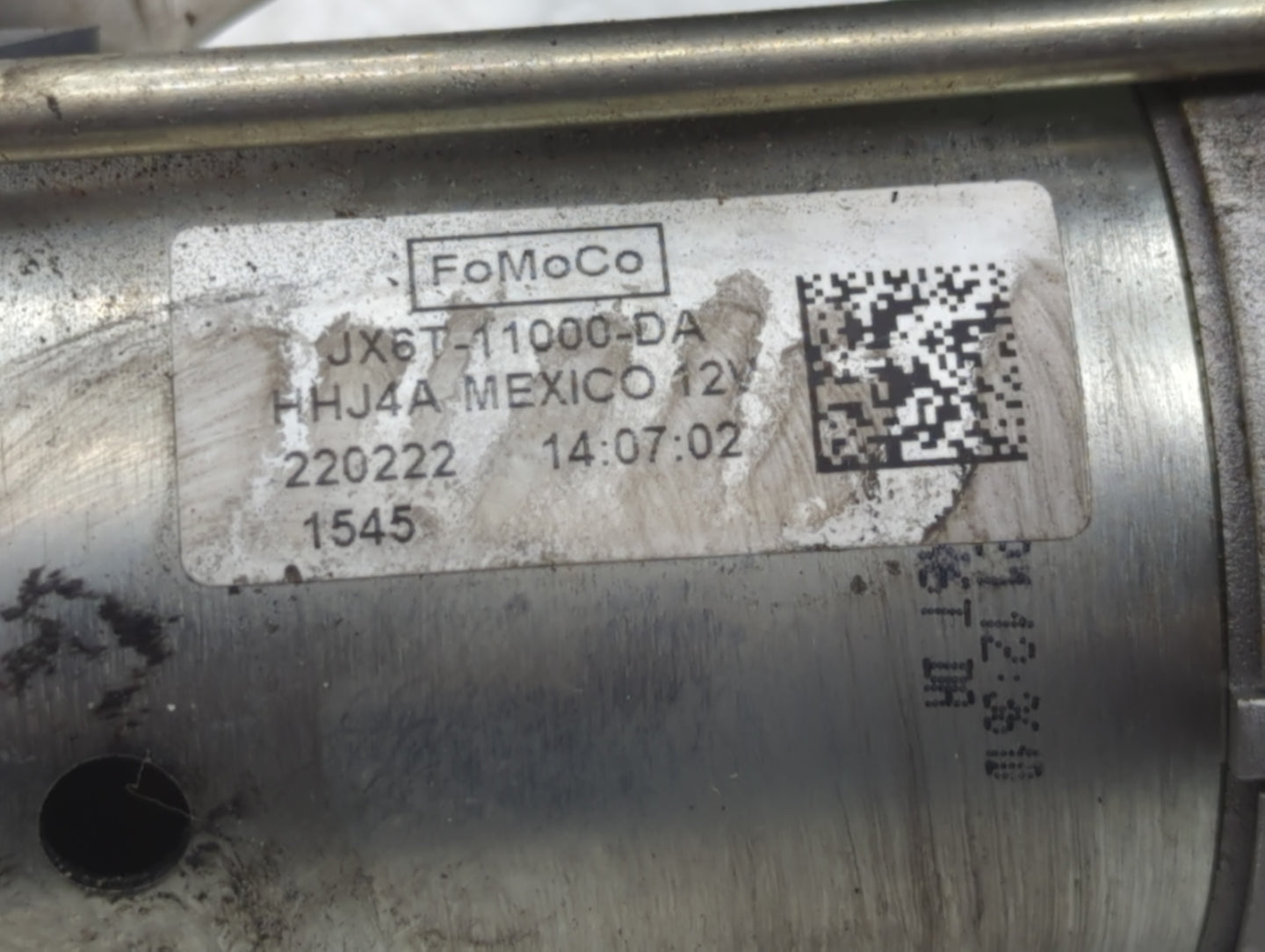 2020-2022 Ford Escape Car Starter Motor Solenoid OEM P/N:220222 JX6T-11000-DA Fits Fits 2020 2021 2022 OEM Used Auto Parts -