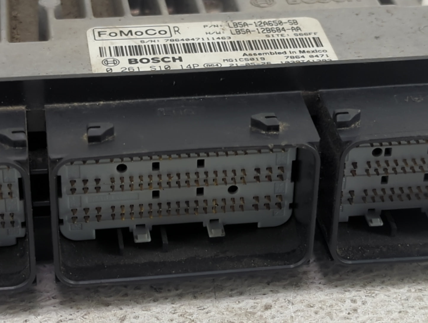 2020-2022 Ford Explorer PCM Engine Control Computer ECU ECM PCU OEM P/N:LB5A-12A650-SB, LB5A-12B684-AA, 0261S1014P Fits OEM 