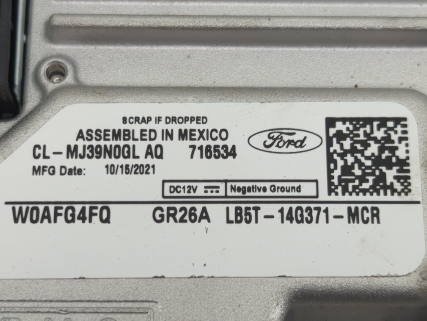 2020-2022 Ford Explorer Radio AM FM Cd Player Receiver Replacement P/N:LB5T-14G371-MCR LB5T-18D832-KV Fits Fits 2020 2021 20