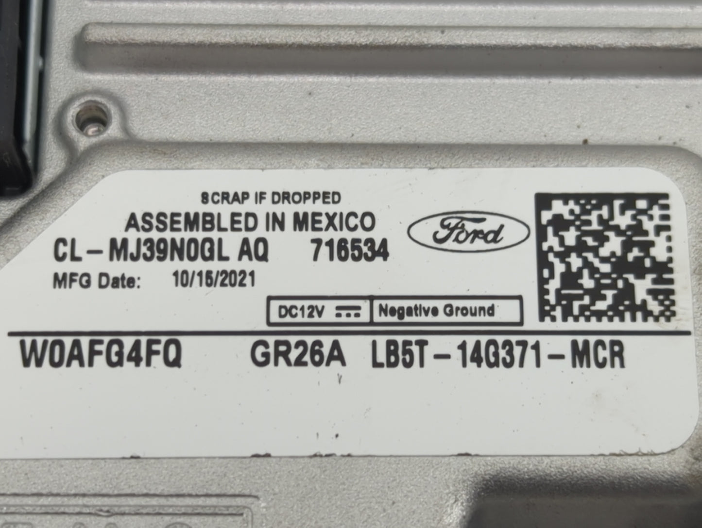 2020-2022 Ford Explorer Radio AM FM Cd Player Receiver Replacement P/N:LB5T-14G371-MCR LB5T-18D832-KV Fits Fits 2020 2021 20