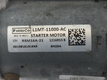 2020-2022 Ford Explorer Car Starter Motor Solenoid OEM P/N:L1MT-11000-AC Fits Fits 2020 2021 2022 OEM Used Auto Parts