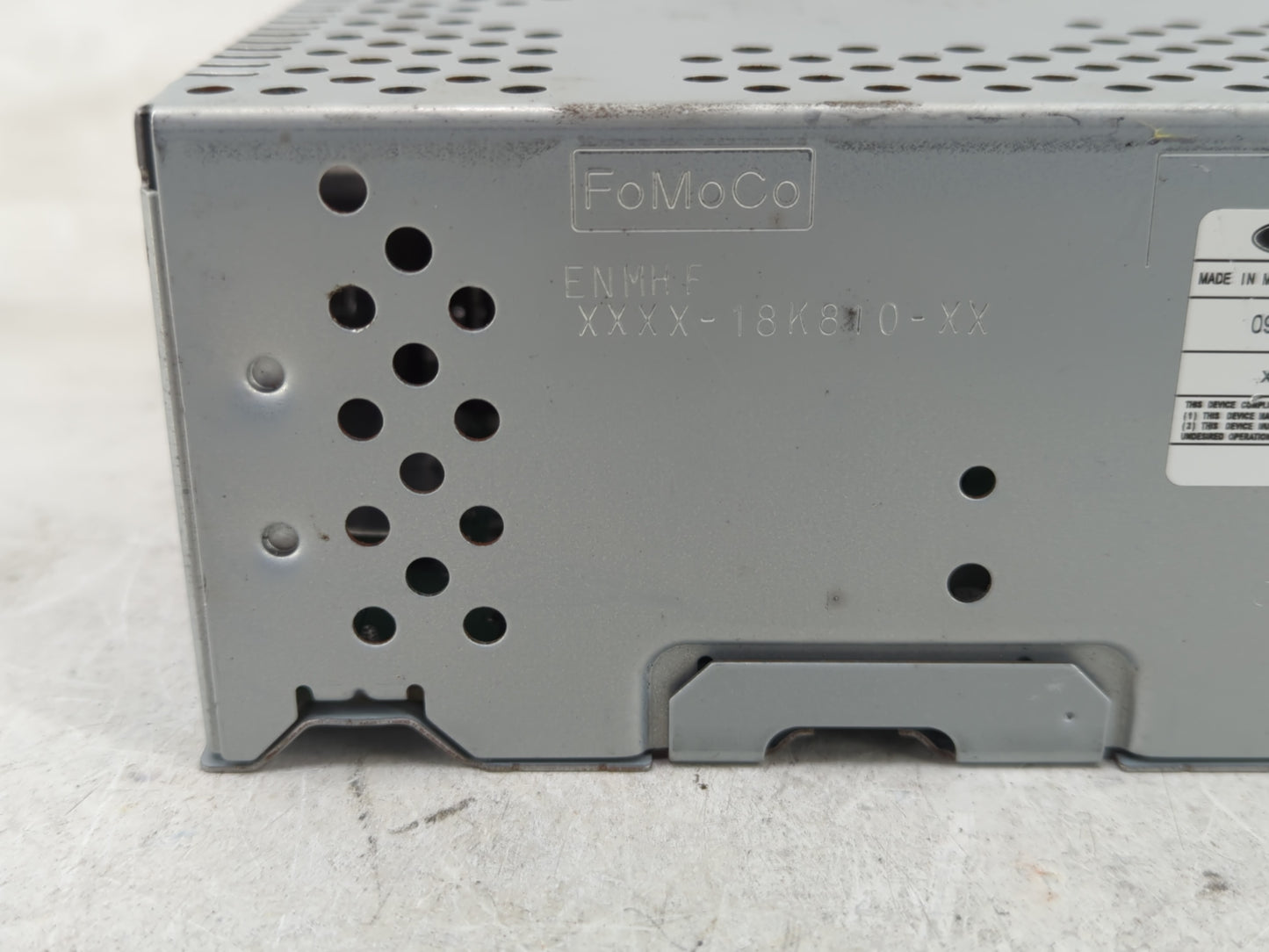 2021-2022 Ford F-150 Radio AM FM Cd Player Receiver Replacement P/N:ML3T-18K810-CDH Fits Fits 2021 2022 OEM Used Auto Parts 