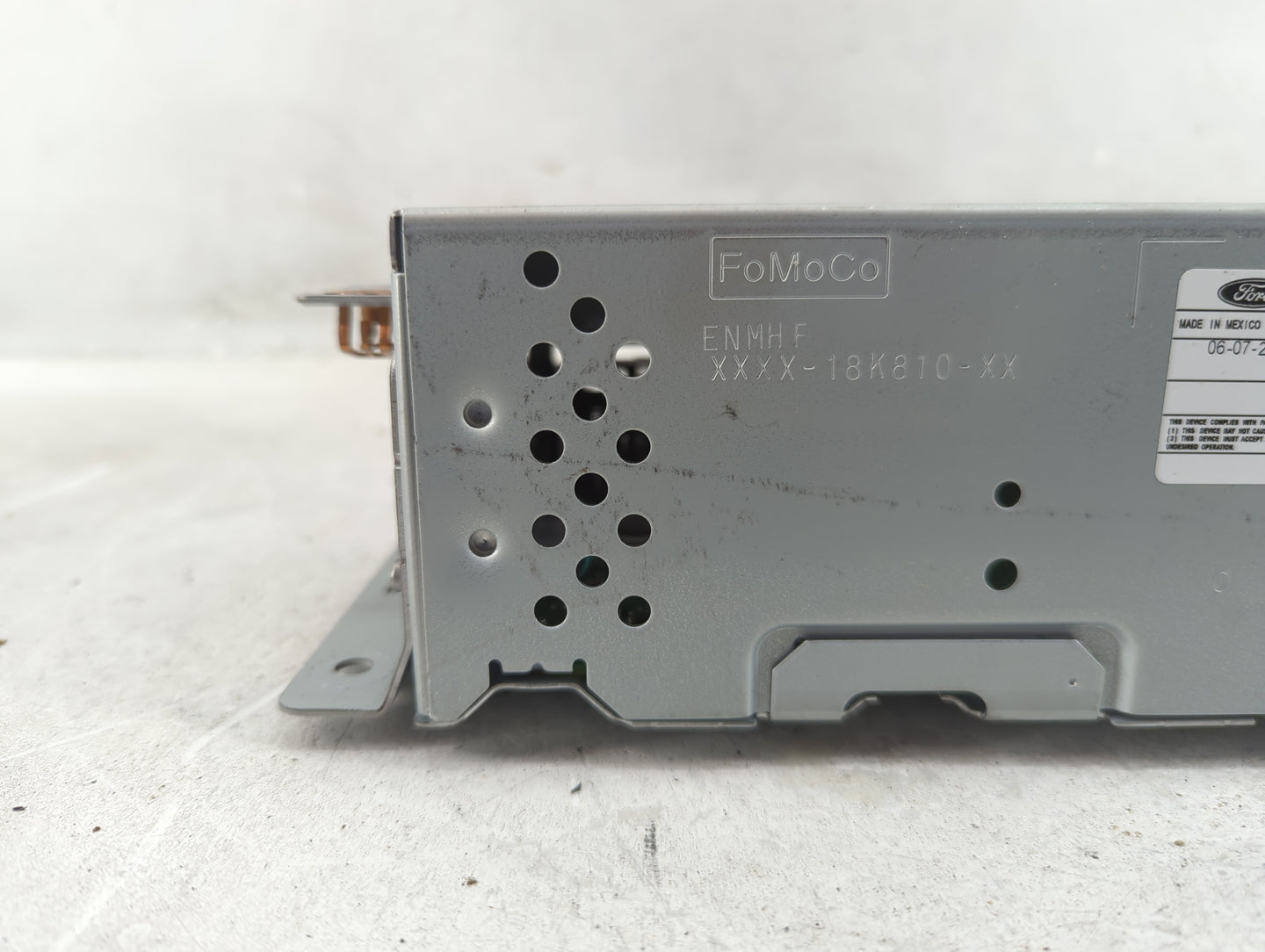 2021-2022 Ford F-150 Radio AM FM Cd Player Receiver Replacement P/N:ML3T-18K810-BJ Fits Fits 2021 2022 OEM Used Auto Parts -