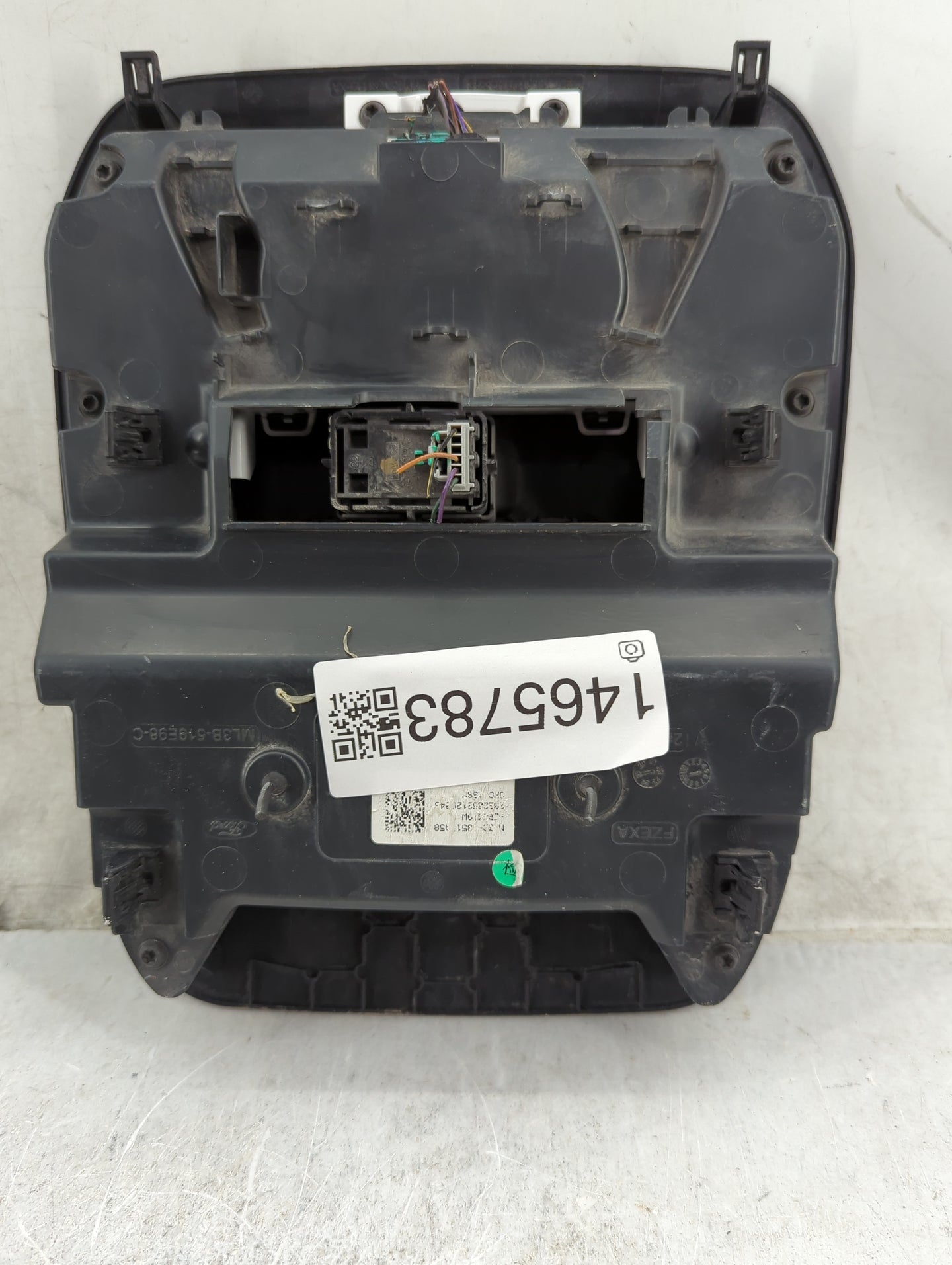2022 Ford F-150 Overhead Roof Console Black - Oemusedautoparts1.com