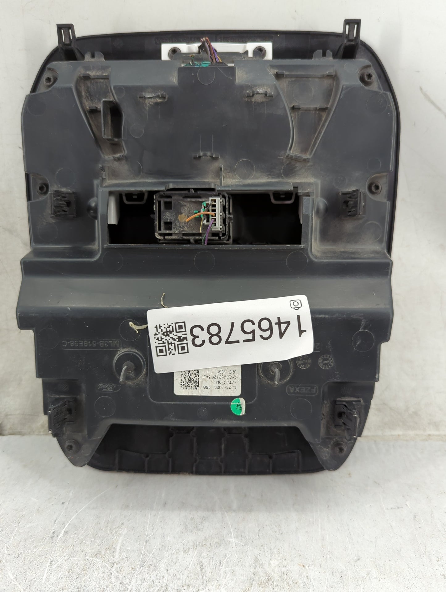2022 Ford F-150 Overhead Roof Console Black - Oemusedautoparts1.com