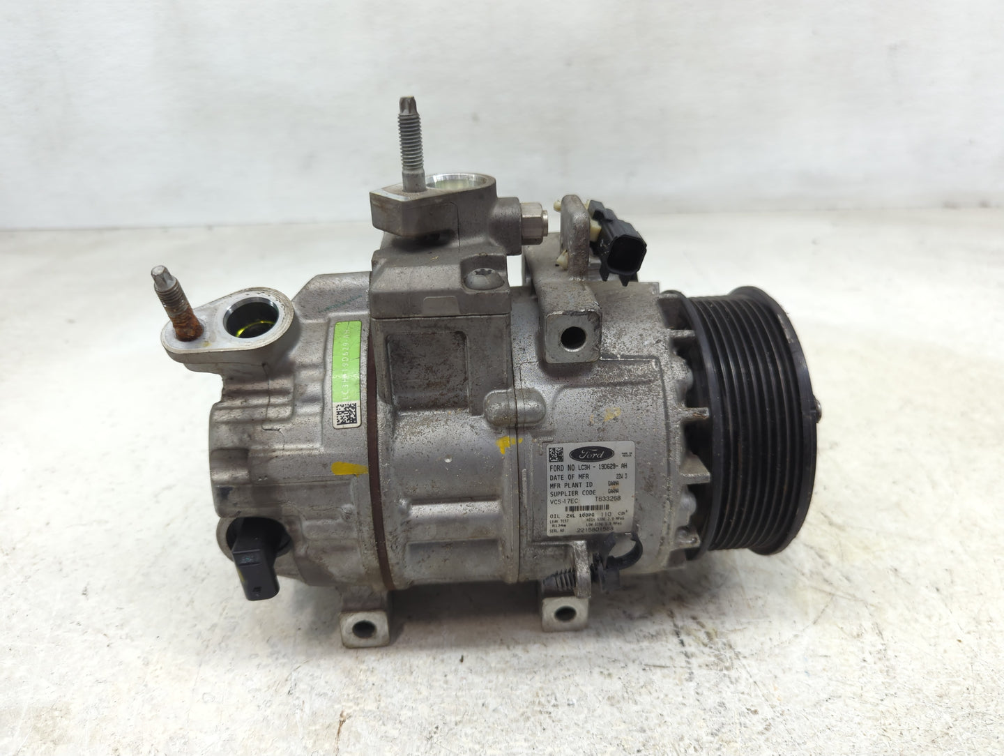 2020-2022 Ford F-250 Super Duty Air Conditioning A/c Ac Compressor Oem - Oemusedautoparts1.com