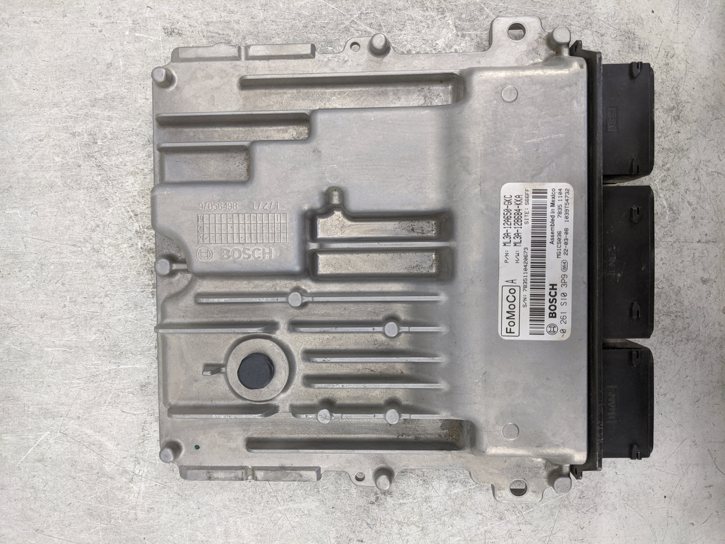 2022 Ford F150 PCM Engine Control Computer ECU ECM PCU OEM P/N:ML3A-12A650-GKC ML3A-12B684-KKA, 0261S103P9 Fits Fits 2021 OE