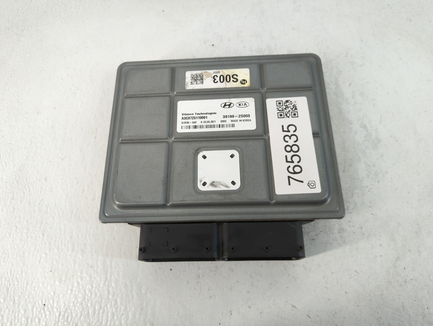 2022 Ford Gt PCM Engine Control Computer ECU ECM PCU OEM P/N:A3C0725110001 39199-2S003 Fits OEM Used Auto Parts - Oemusedaut