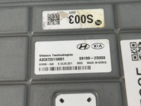 2022 Ford Gt PCM Engine Control Computer ECU ECM PCU OEM P/N:A3C0725110001 39199-2S003 Fits OEM Used Auto Parts - Oemusedaut