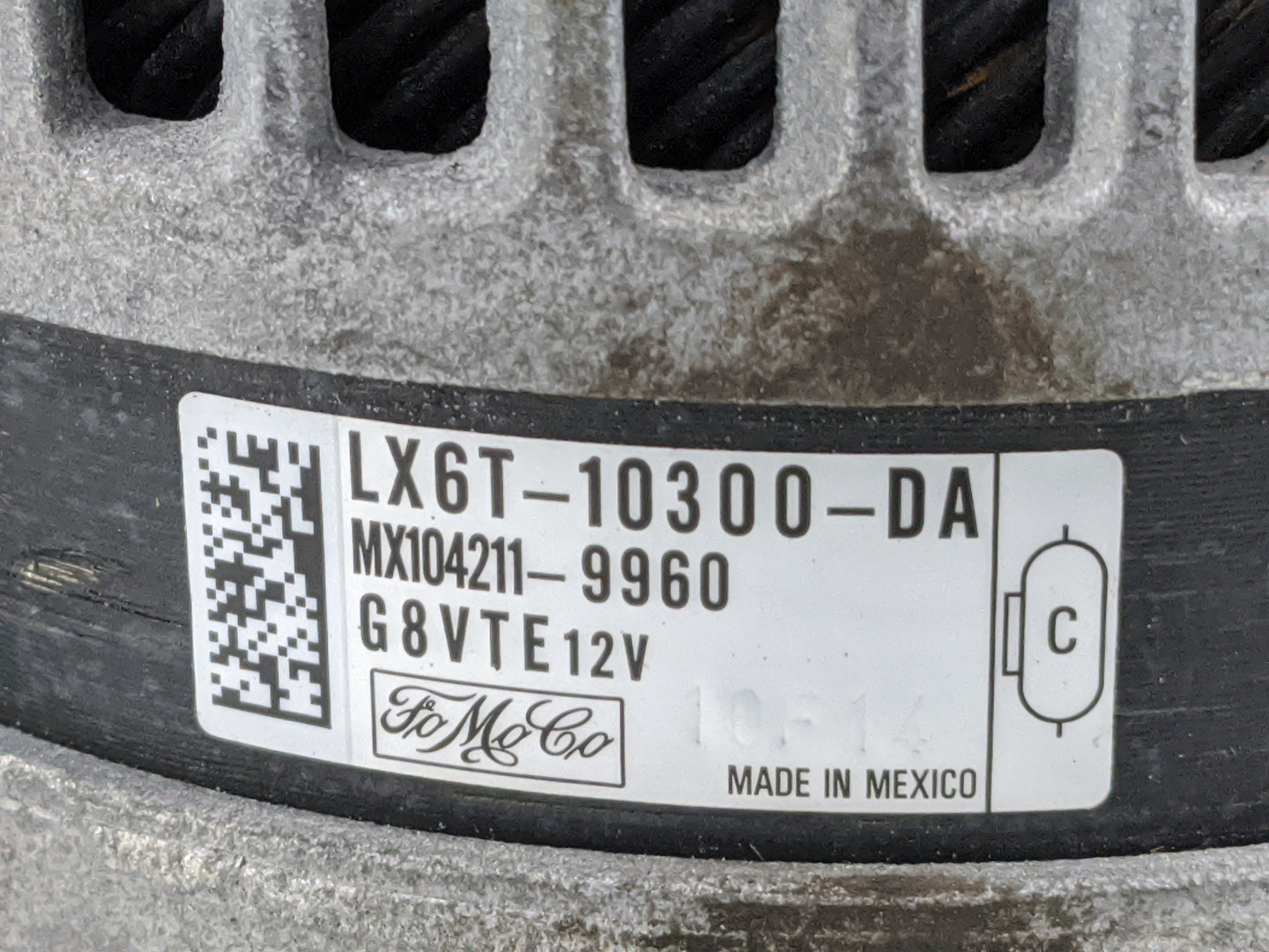 2022 Ford Maverick Alternator Replacement Generator Charging Assembly Engine OEM P/N:LX6T-10300-DA Fits Fits 2020 2021 OEM U