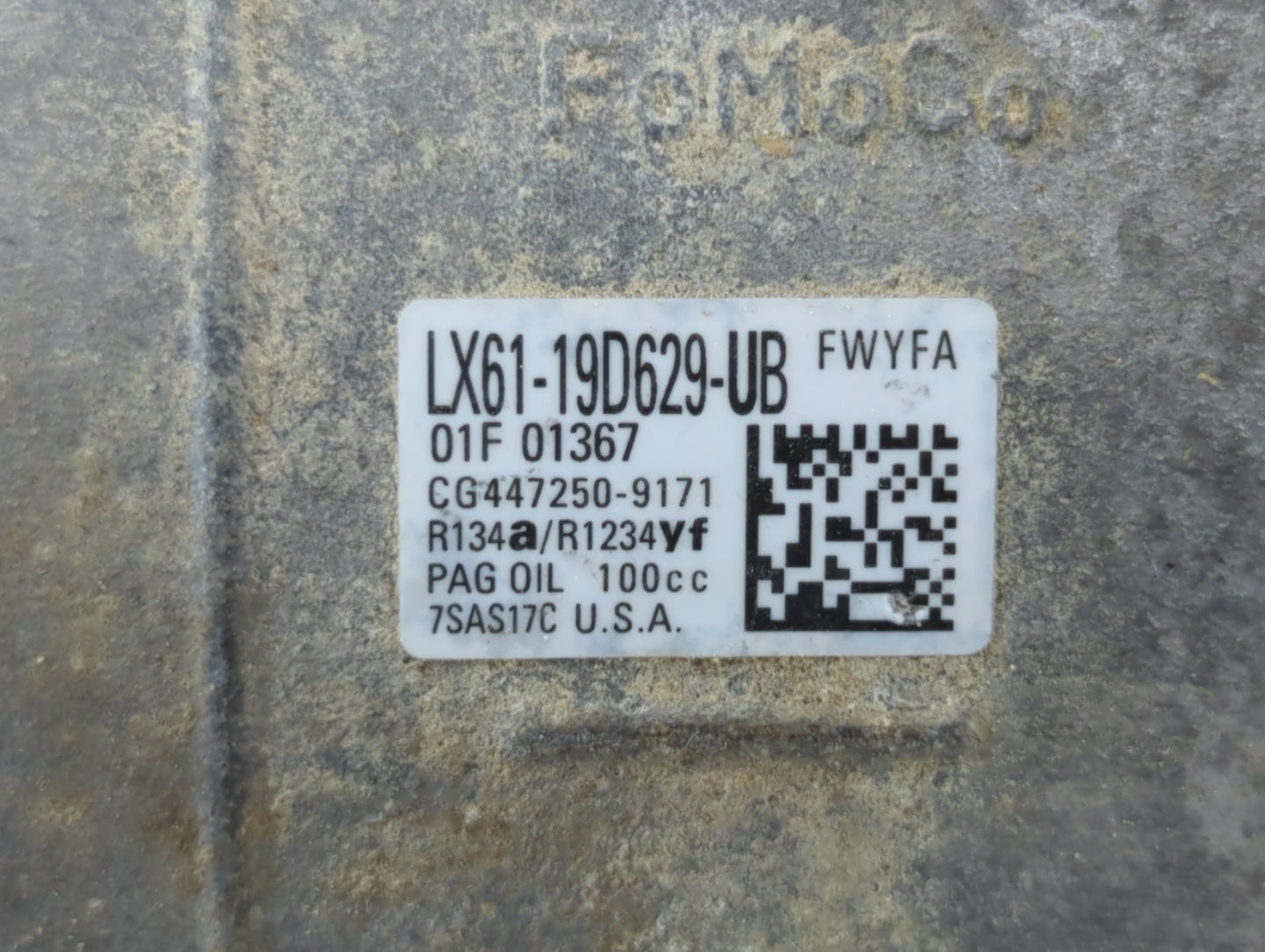 Ford Maverick Air Conditioning A/c Ac Compressor Oem - Oemusedautoparts1.com