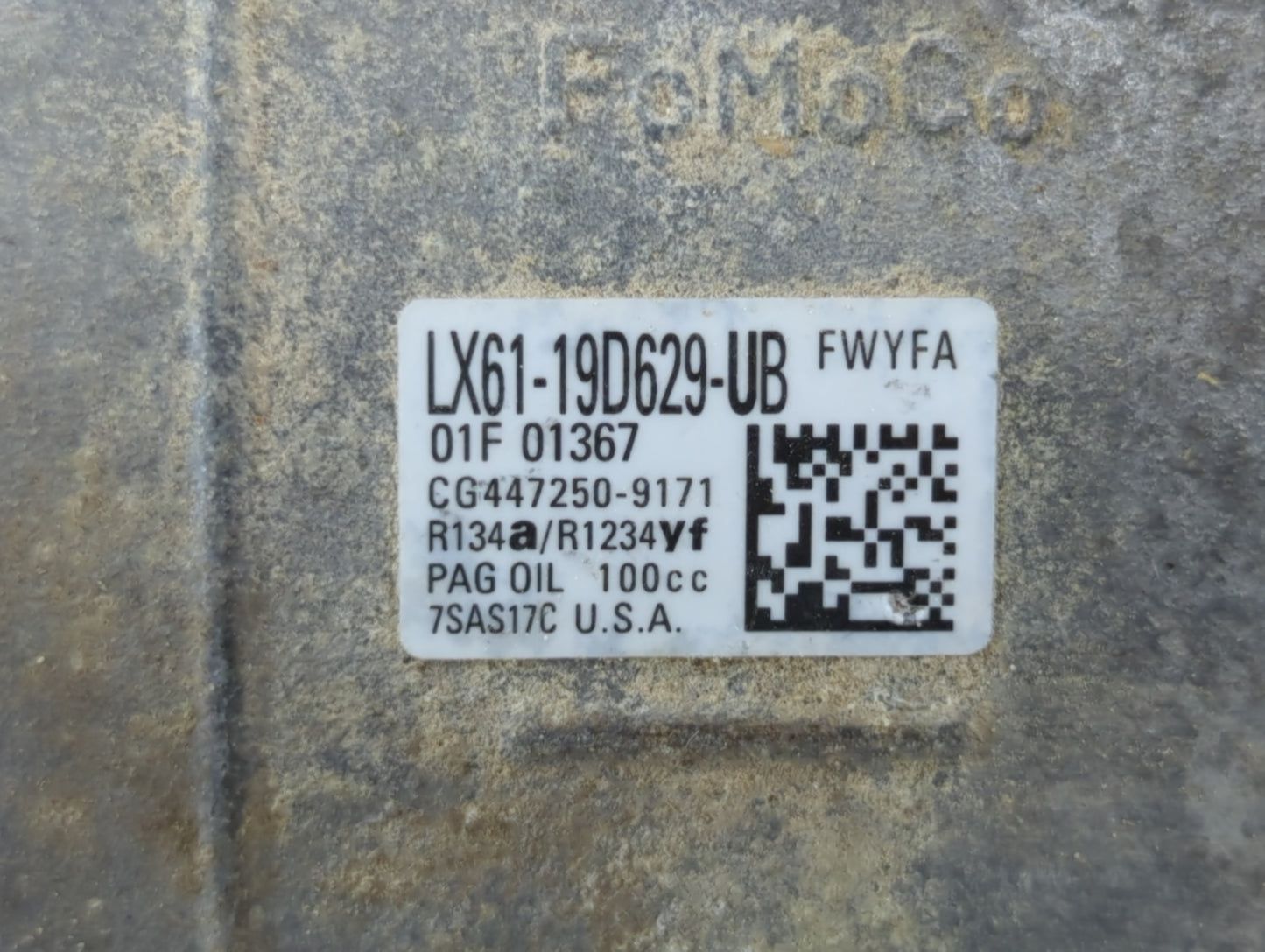 Ford Maverick Air Conditioning A/c Ac Compressor Oem - Oemusedautoparts1.com