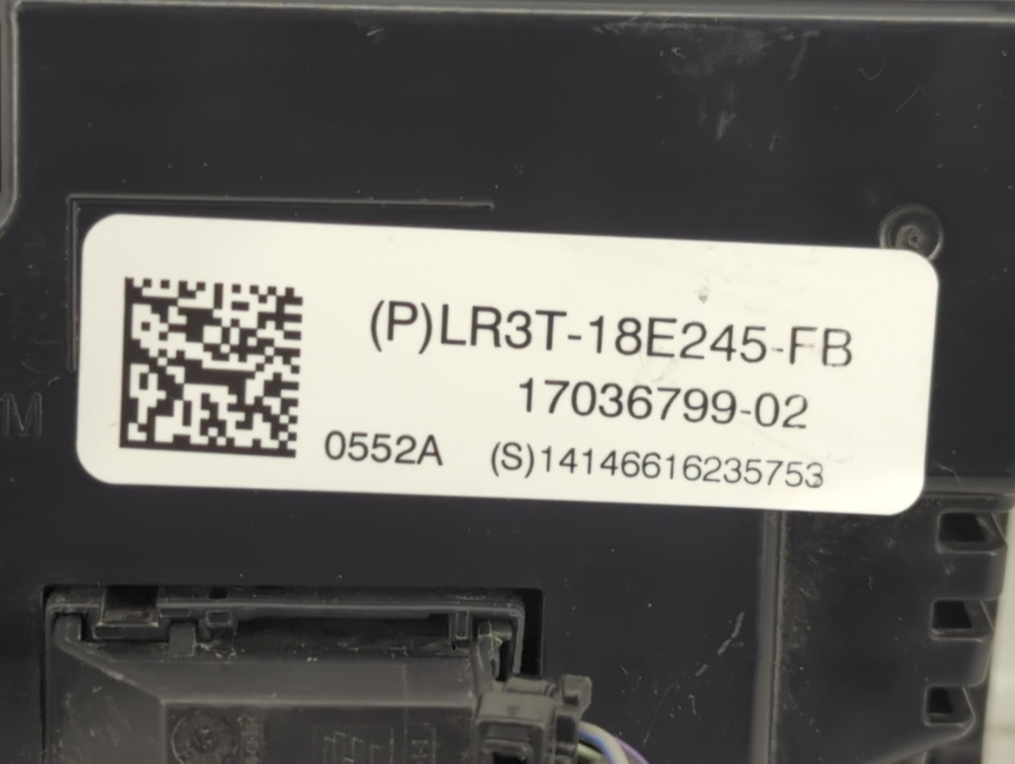 2022 Ford Mustang Climate Control Module Temperature AC/Heater Replacement P/N:LR3T-18E245-FB Fits OEM Used Auto Parts - Oem