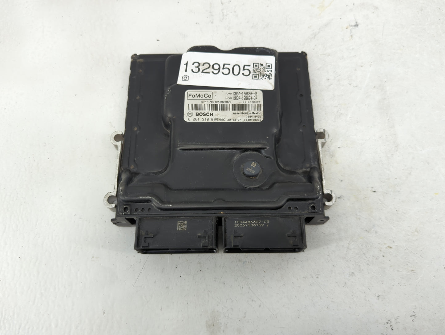 2019-2022 Ford Mustang PCM Engine Control Computer ECU ECM PCU OEM P/N:0 261 S10 09R KR3A-12A650-HB Fits Fits 2019 2020 2021