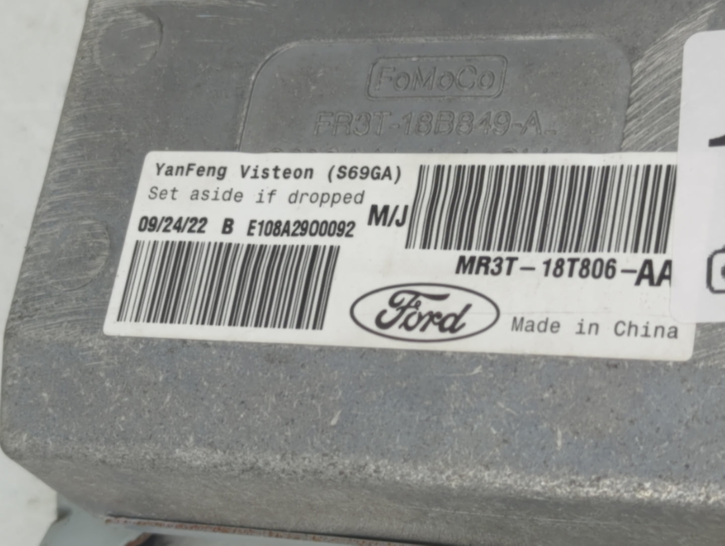 2022 Ford Mustang Radio Speaker Amplifier Mr3t-18t806-aa|fr3t-18b849-a - Oemusedautoparts1.com