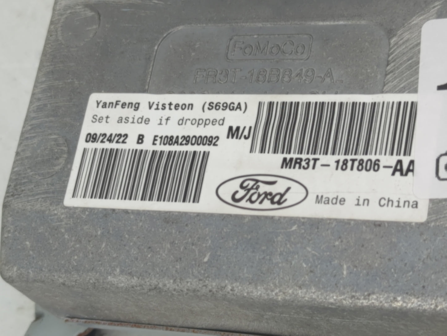 2022 Ford Mustang Radio Speaker Amplifier Mr3t-18t806-aa|fr3t-18b849-a - Oemusedautoparts1.com