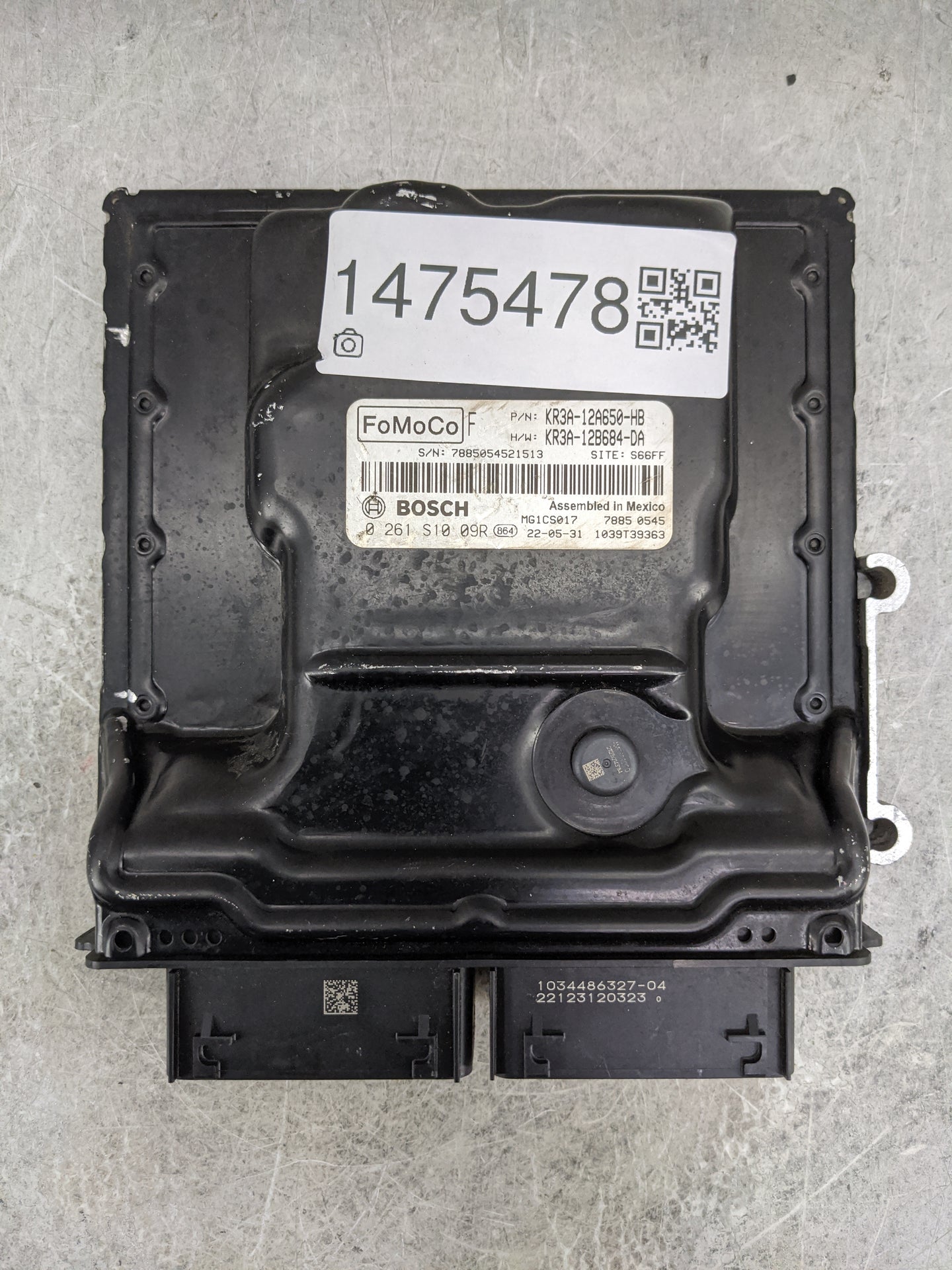 2019-2022 Ford Mustang PCM Engine Control Computer ECU ECM PCU OEM P/N:KR3A-12A650-HB KR3A-12B684-DA Fits Fits 2019 2020 202