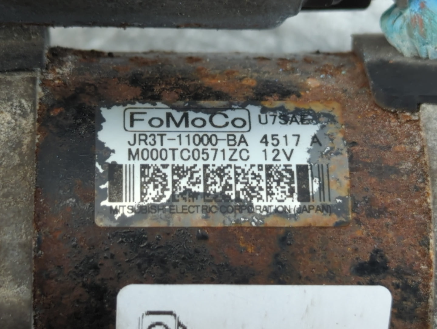 2018-2022 Ford Mustang Car Starter Motor Solenoid OEM P/N:JR3T-11000-BA Fits Fits 2018 2019 2020 2021 2022 OEM Used Auto Par