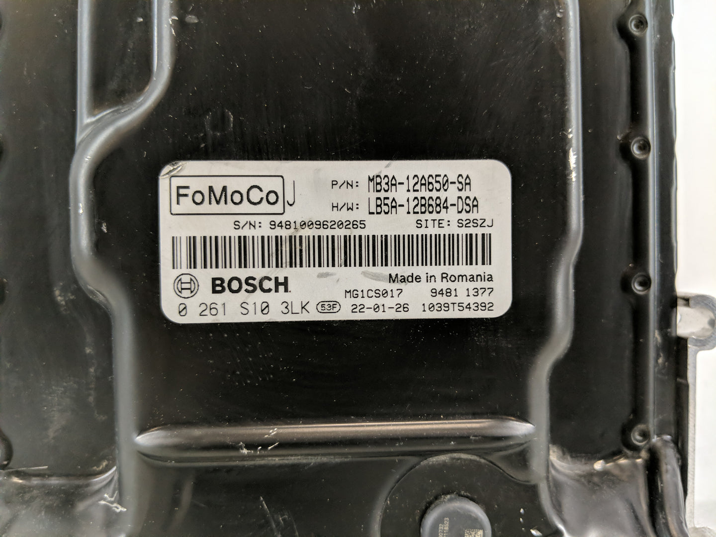 2021-2022 Ford Ranger PCM Engine Control Computer ECU ECM PCU OEM P/N:LB5A-12B684-DSA MB3A-12A650-SA Fits Fits 2021 2022 OEM