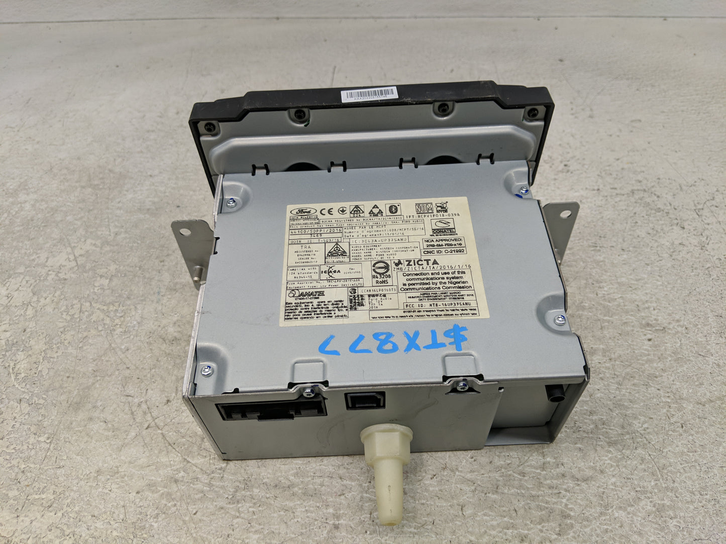 2019-2022 Ford Ranger Radio AM FM Cd Player Receiver Replacement P/N:KB3T-18D815-ED Fits Fits 2019 2020 2021 2022 OEM Used A
