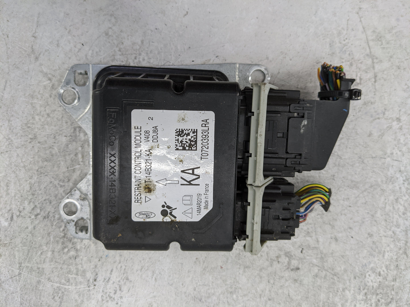 2019 Ford Transit Connect Safety Restraint Srs Airbag Control Module - Oemusedautoparts1.com