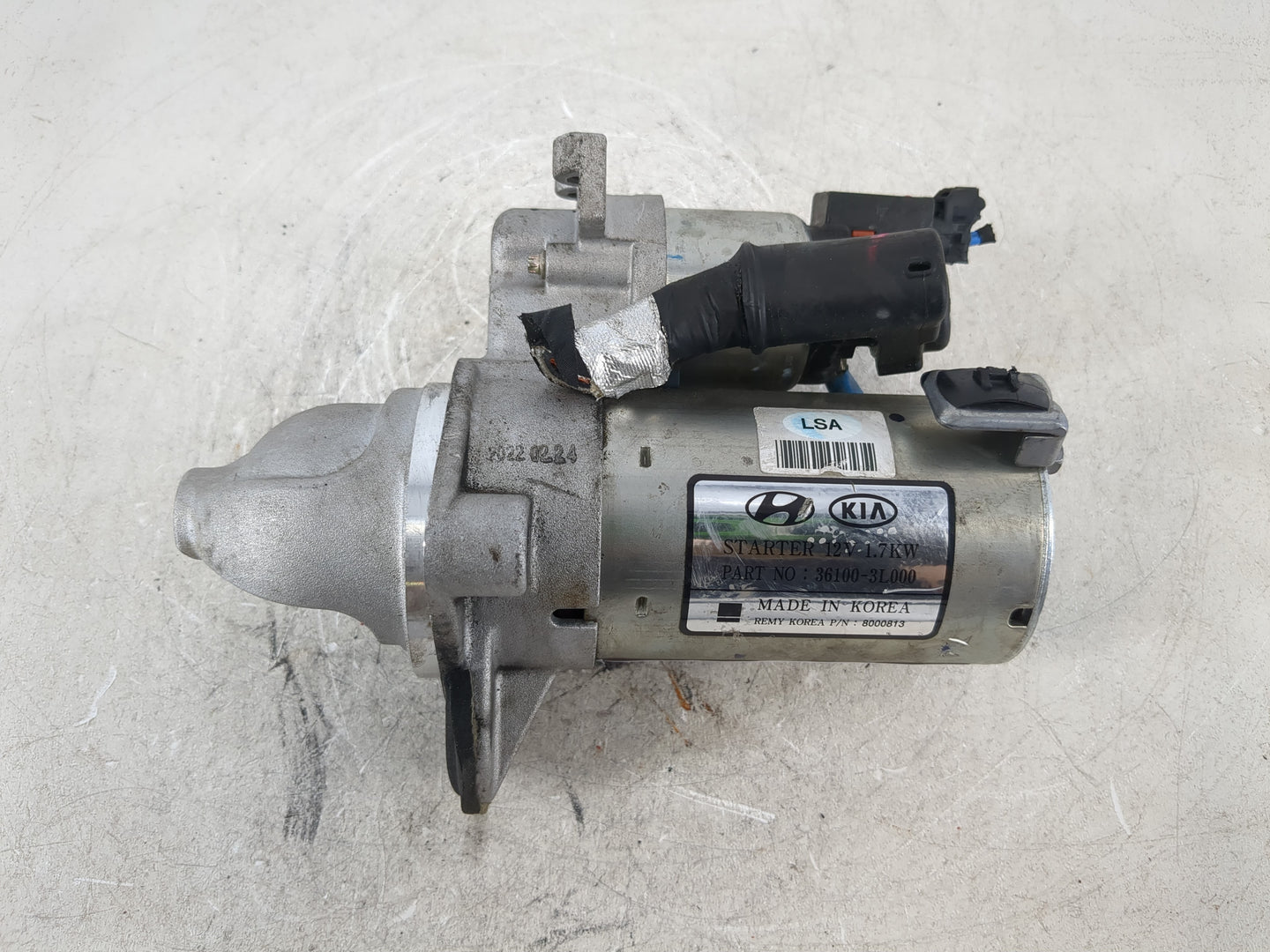 2019-2021 Genesis G70 Car Starter Motor Solenoid OEM P/N:36100-3L000 Fits Fits 2015 2016 2017 2018 2019 2020 2021 OEM Used A