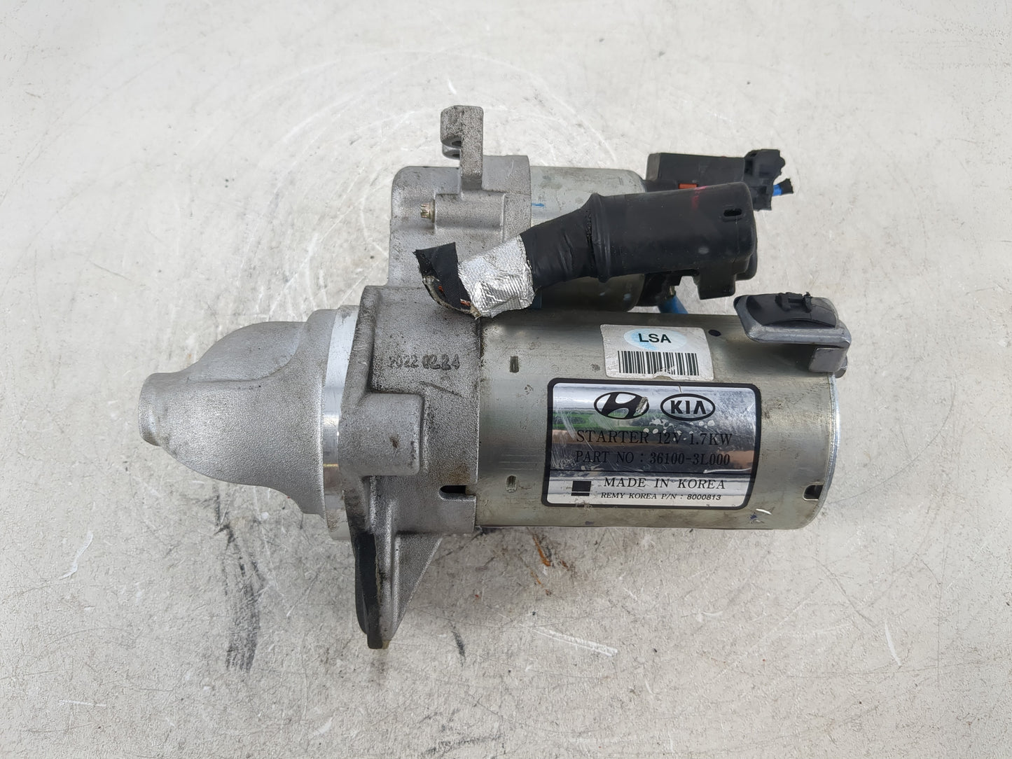 2019-2021 Genesis G70 Car Starter Motor Solenoid OEM P/N:36100-3L000 Fits Fits 2015 2016 2017 2018 2019 2020 2021 OEM Used A