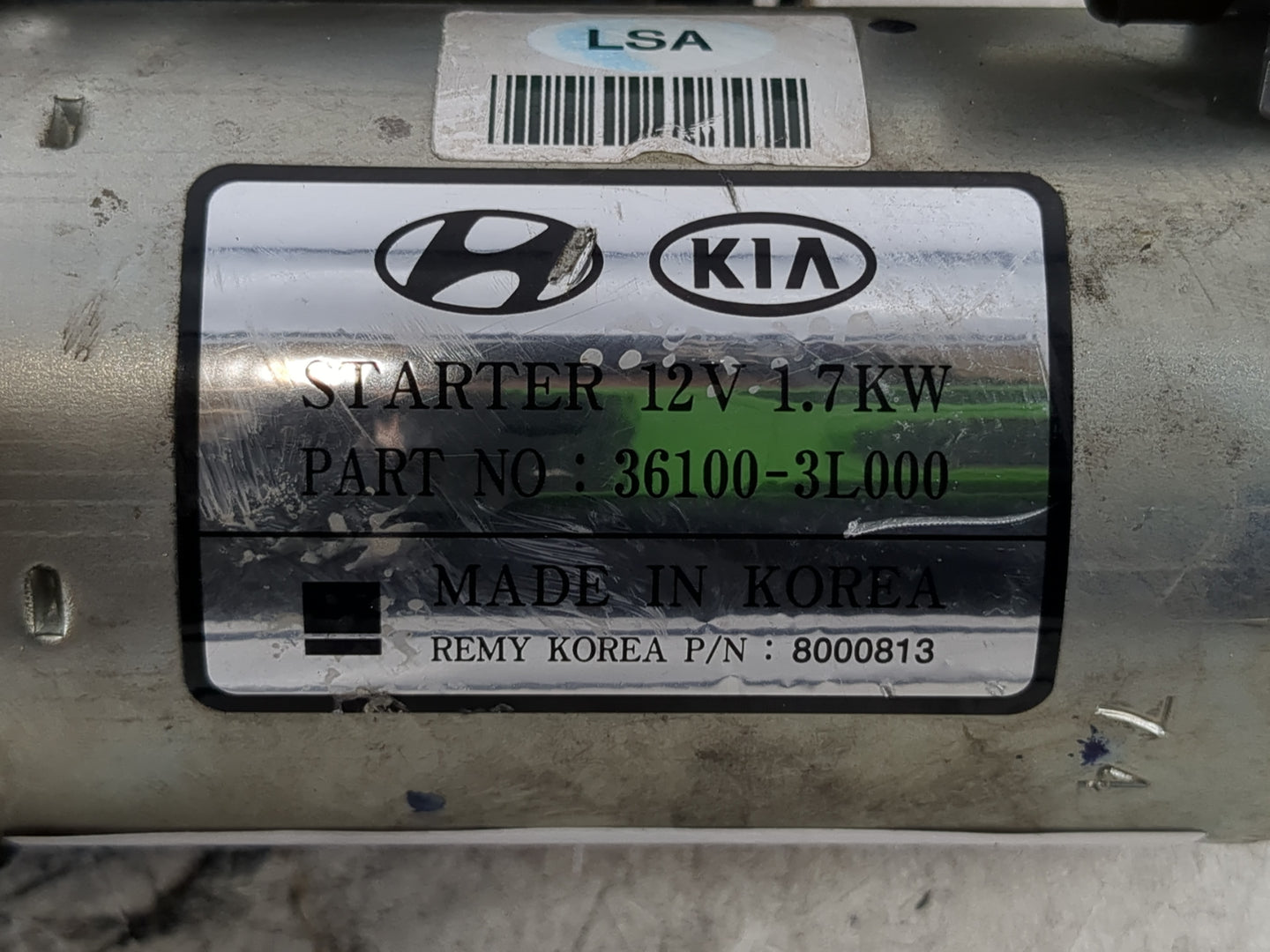 2019-2021 Genesis G70 Car Starter Motor Solenoid OEM P/N:36100-3L000 Fits Fits 2015 2016 2017 2018 2019 2020 2021 OEM Used A