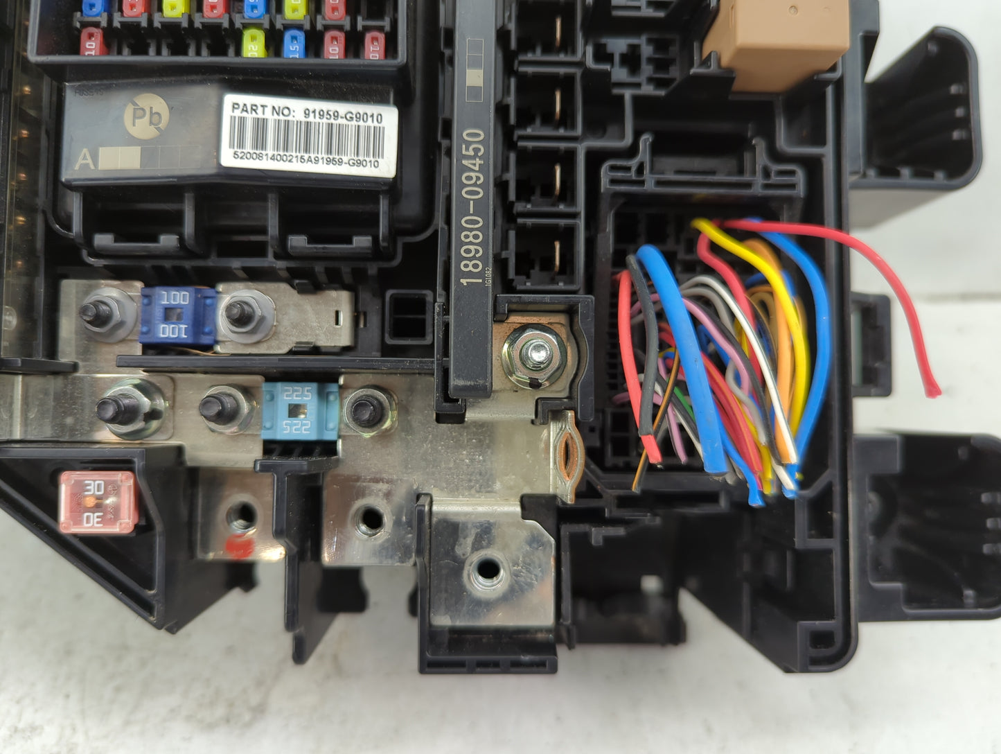 2022 Genesis G70 Fusebox Fuse Box Panel Relay Module P/N:91959-G9010 Fits OEM Used Auto Parts - Oemusedautoparts1.com