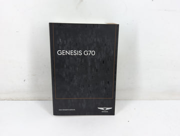 2022 Genesis G70 Owners Manual Book Guide P/N:NG90EU21K OEM Used Auto Parts - Oemusedautoparts1.com