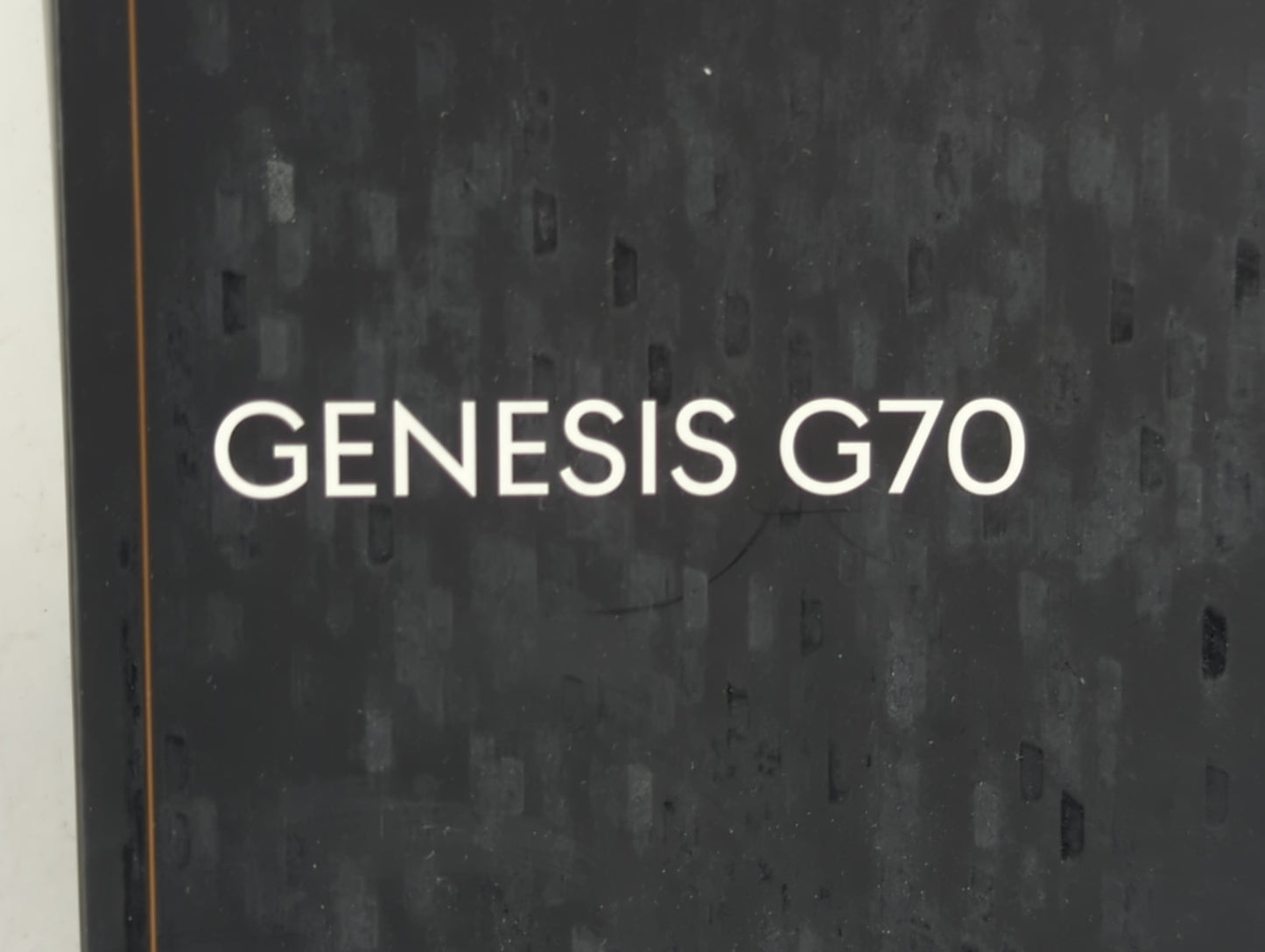 2022 Genesis G70 Owners Manual Book Guide P/N:NG90EU21K OEM Used Auto Parts - Oemusedautoparts1.com
