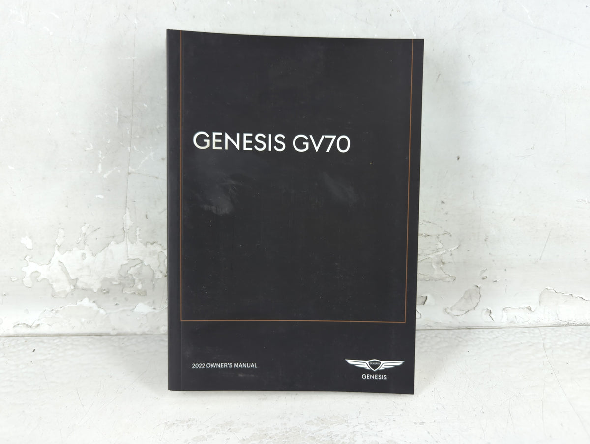 2022 Genesis Gv70 Owners Manual Book Guide P/N:N0R0-EU1DH OEM Used Auto Parts - Oemusedautoparts1.com