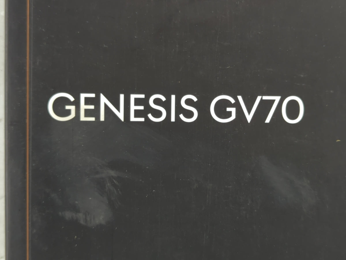 2022 Genesis Gv70 Owners Manual Book Guide P/N:N0R0-EU1DH OEM Used Auto Parts - Oemusedautoparts1.com