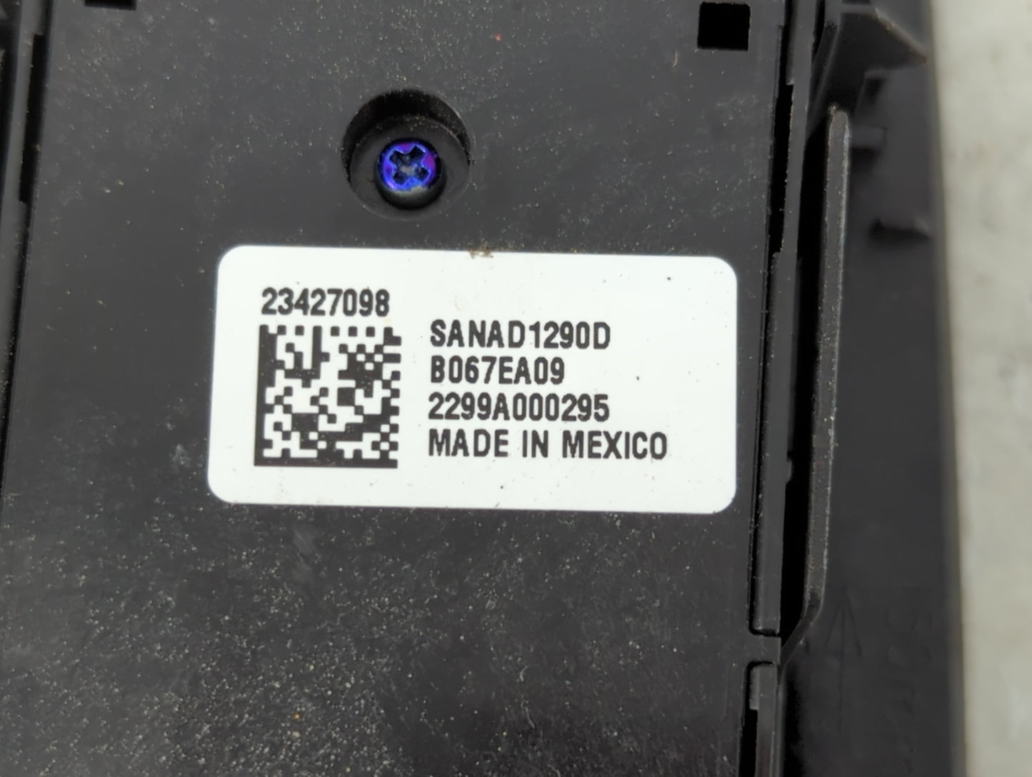 2015-2022 Gmc Canyon Master Power Window Switch Replacement Driver Side Left P/N:2299A000295 23427098 Fits OEM Used Auto Par