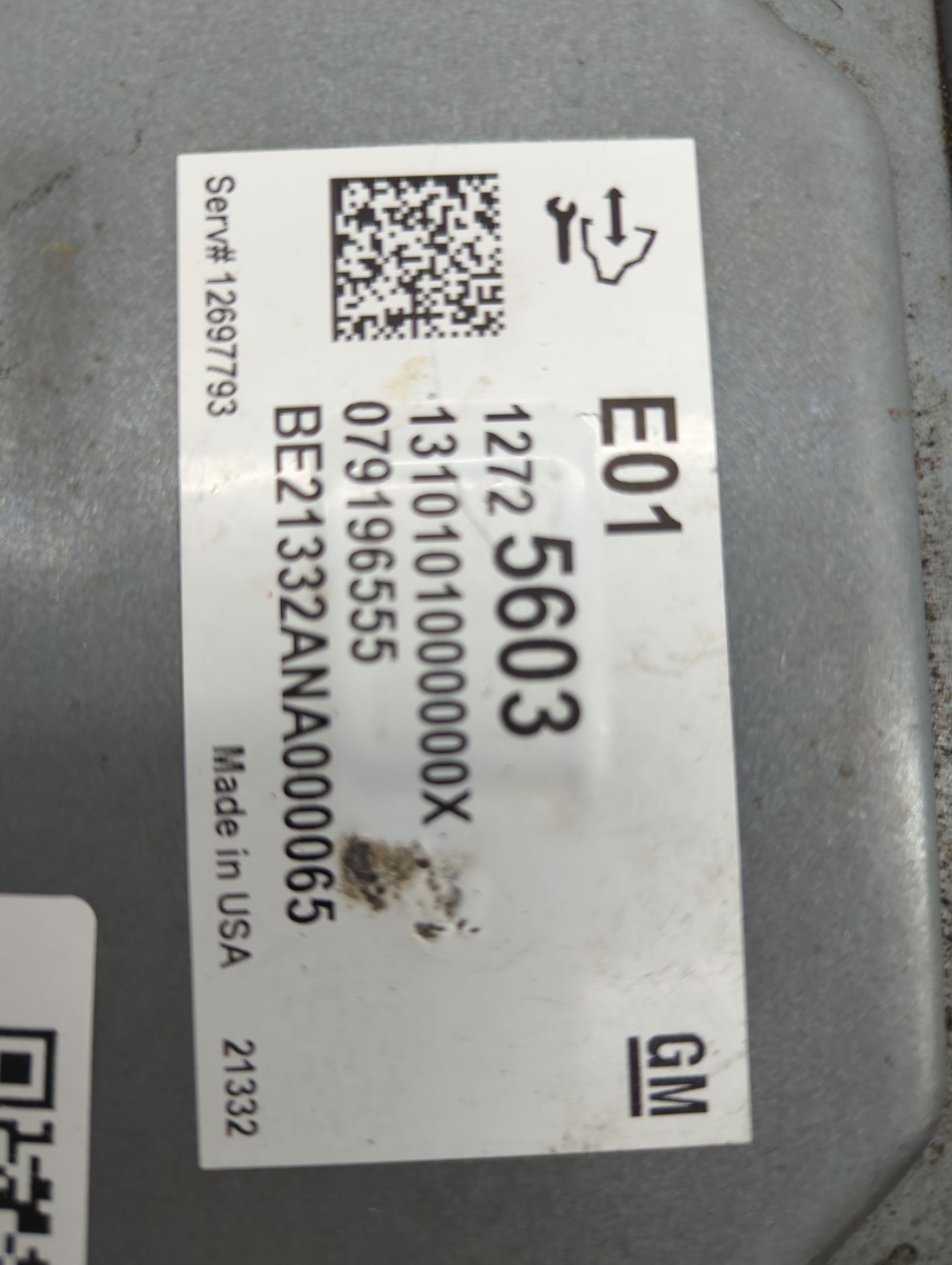 2021-2022 Gmc Sierra 1500 PCM Engine Control Computer ECU ECM PCU OEM P/N:12725603 12697793, 079196555 Fits Fits 2020 2021 2