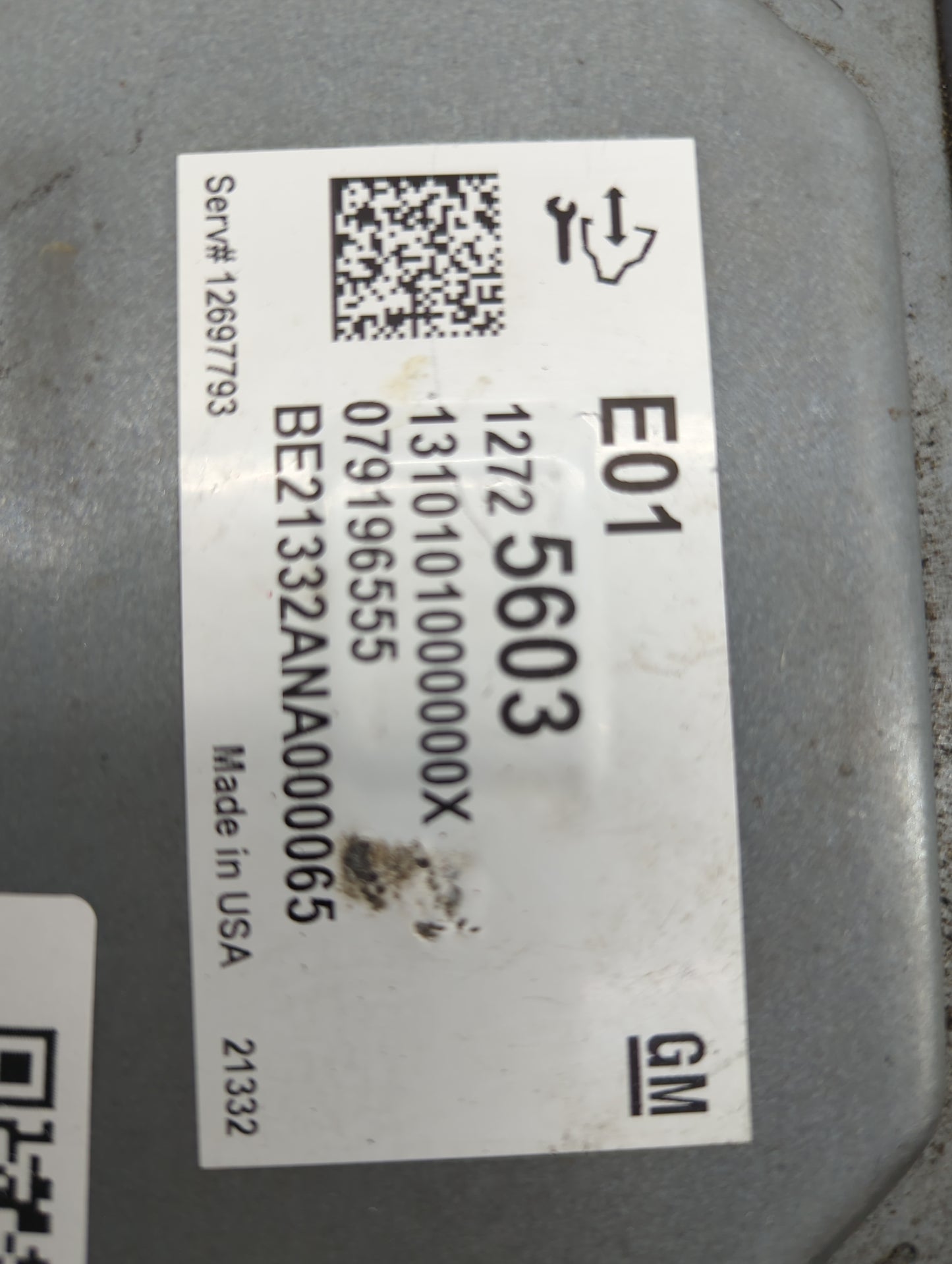 2021-2022 Gmc Sierra 1500 PCM Engine Control Computer ECU ECM PCU OEM P/N:12725603 12697793, 079196555 Fits Fits 2020 2021 2
