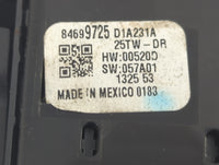 2020-2022 Gmc Sierra 3500 Master Power Window Switch Replacement Driver Side Left P/N:84699725 D1A231A Fits OEM Used Auto Pa