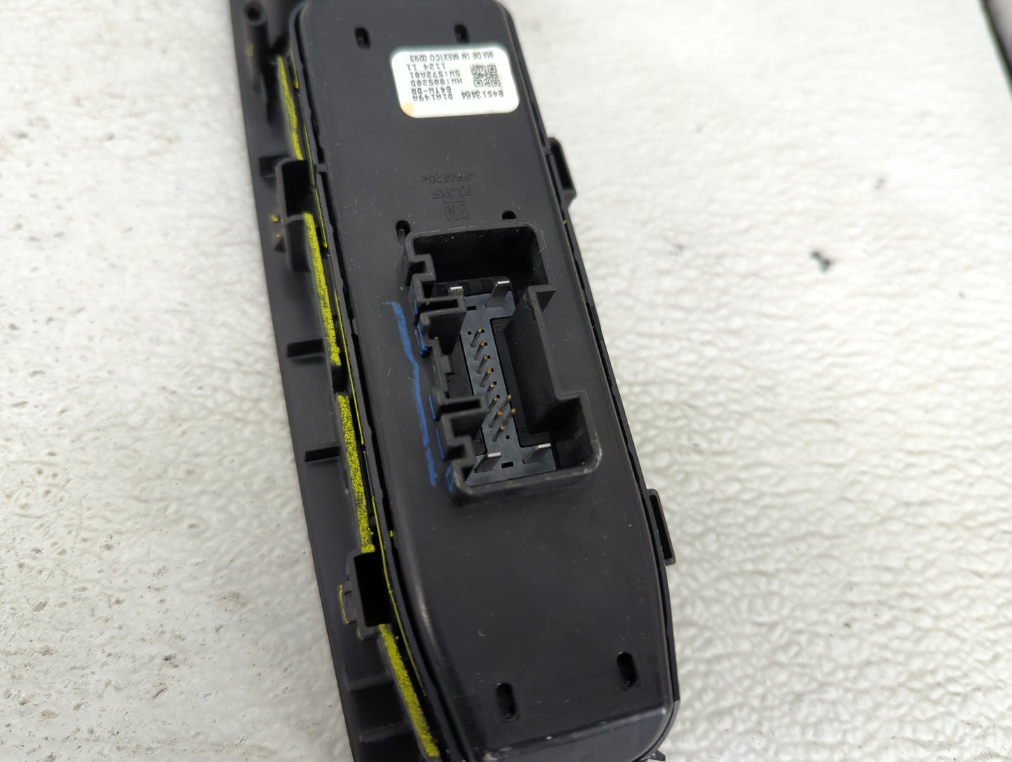 2022 Gmc Terrain Master Power Window Switch Replacement Driver Side Left P/N:84513464 D1A149A, 641W-DR, HW:005280, SW:572A01