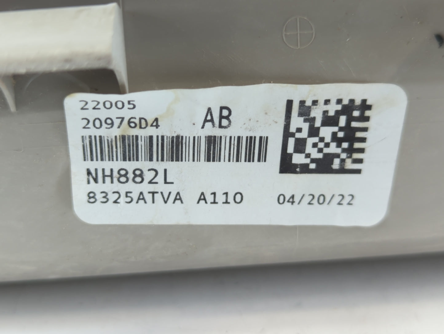 2022 Honda Accord Overhead Roof Console 1111180 - Oemusedautoparts1.com